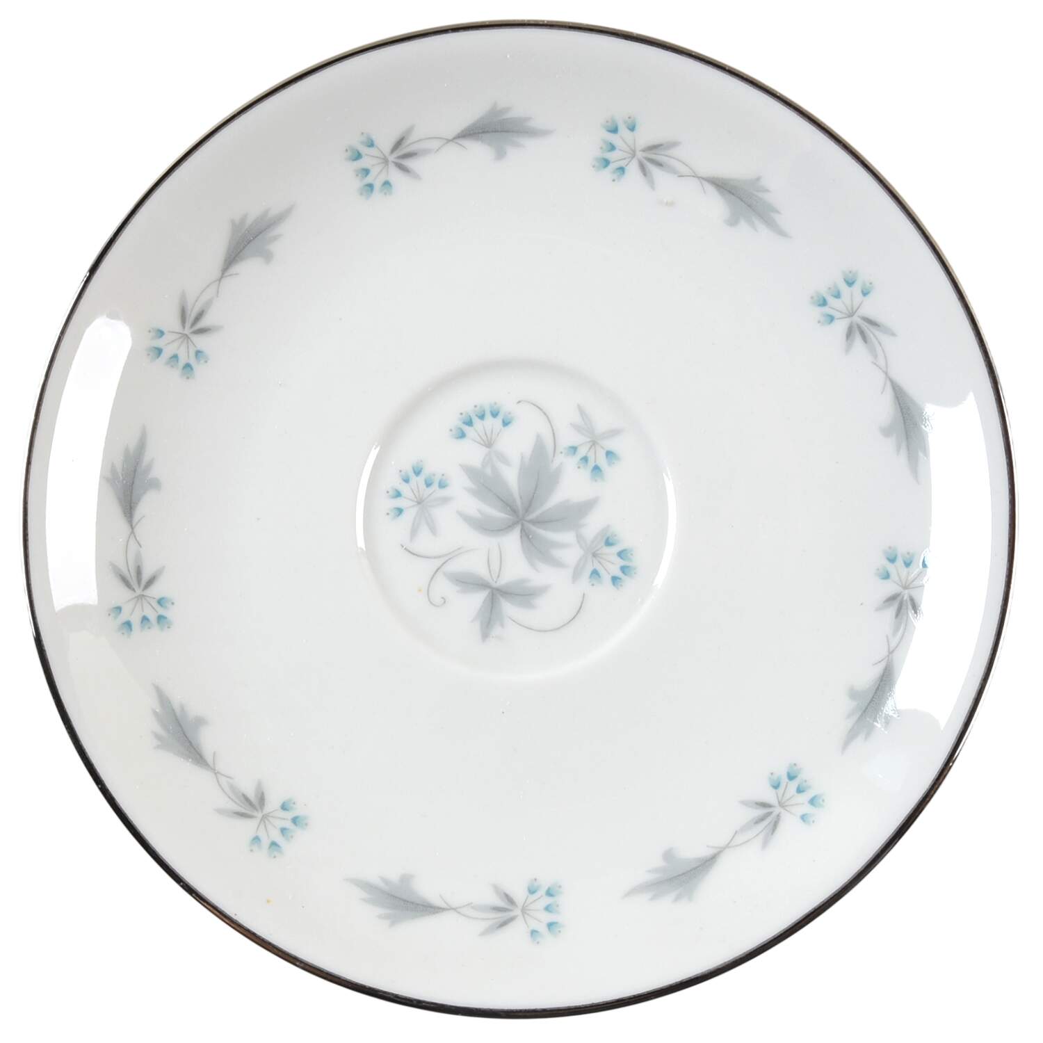 Rhapsody (Center Floral) Saucer by Towne-1