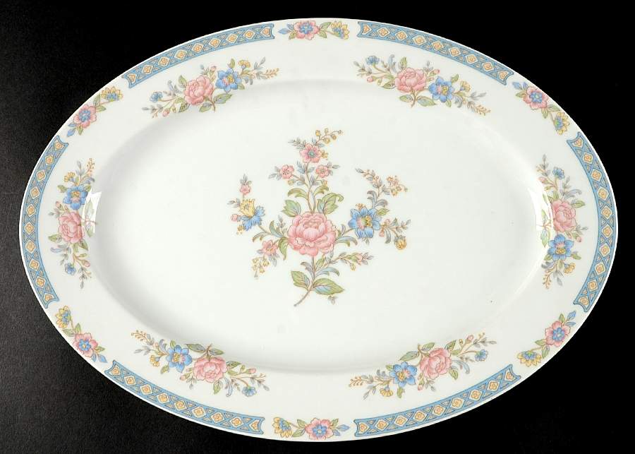 Summer Love 14" Oval Serving Platter by Towne-1