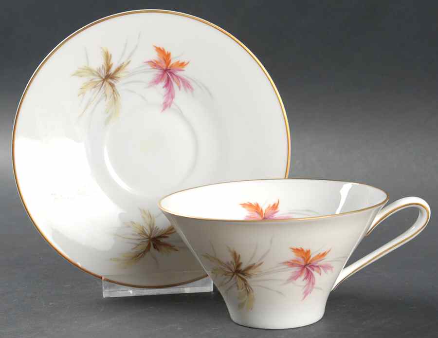 Tropic Isle Flat Cup & Saucer Set by Towne-1