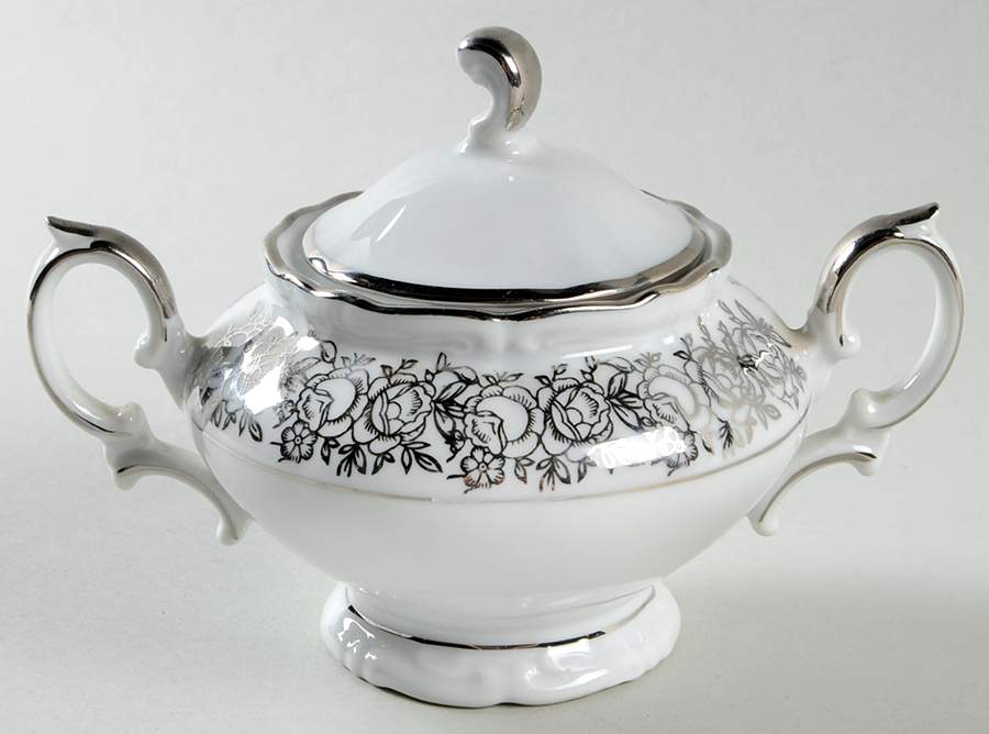 Tuxedo Sugar Bowl & Lid by Towne-1