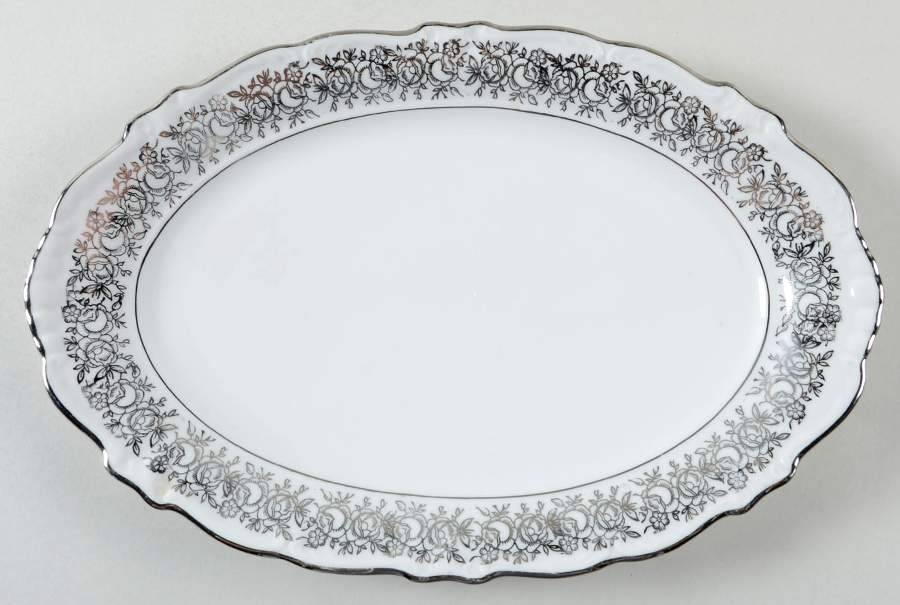 Tuxedo 12" Oval Serving Platter by Towne-1