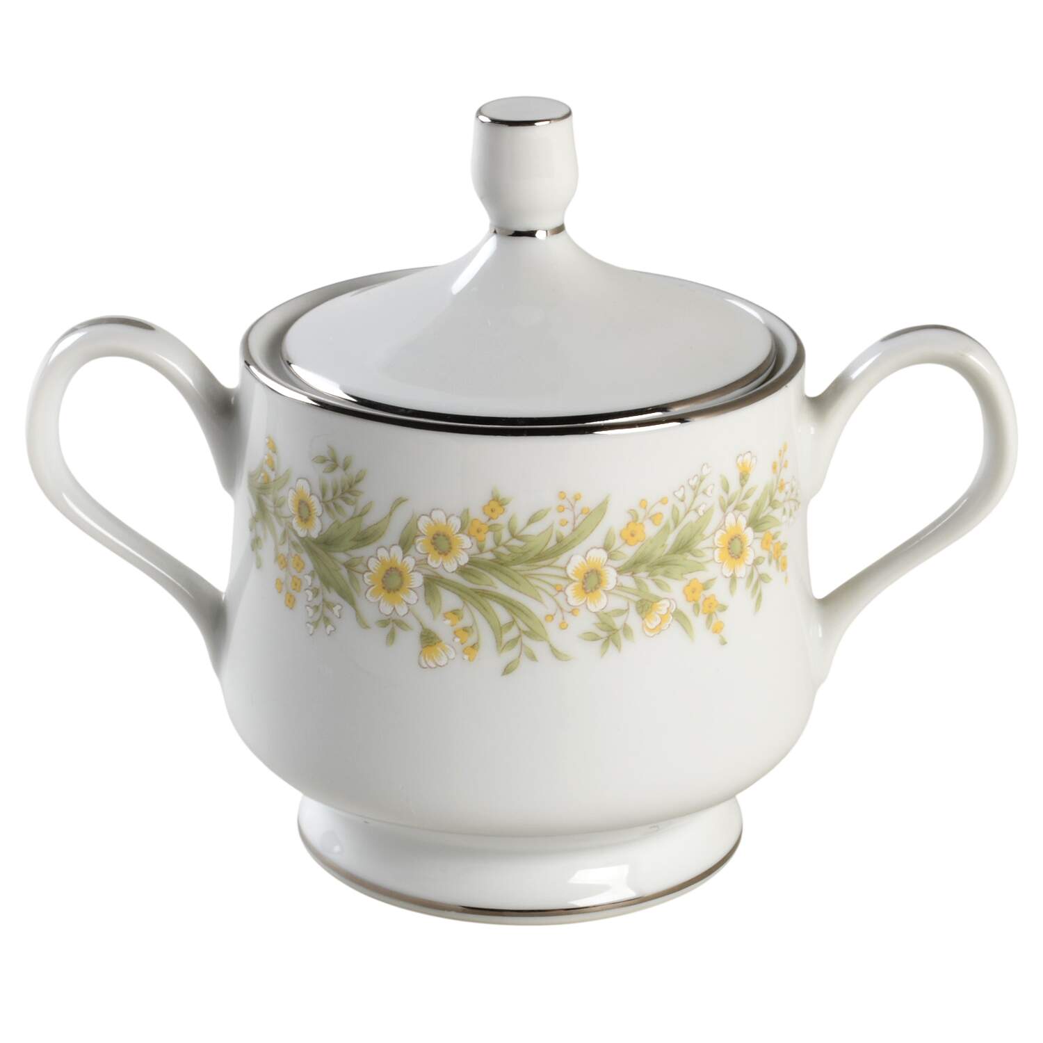 Wild Flowers Sugar Bowl & Lid by Towne-1