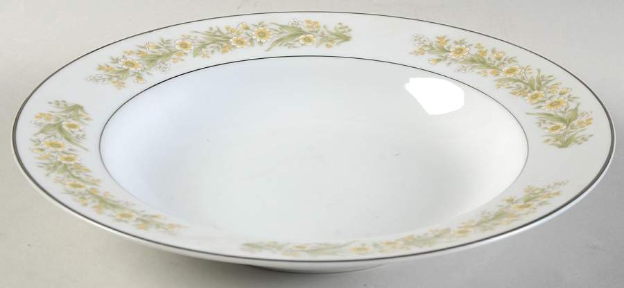 Wild Flowers Rim Soup Bowl by Towne-1