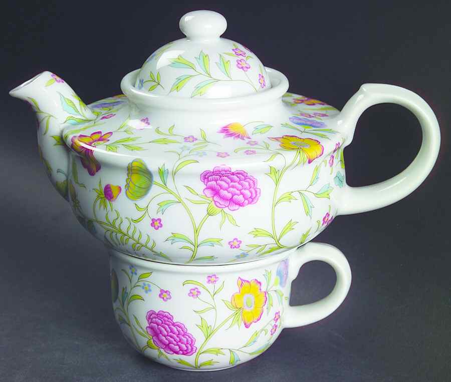 Avignon Individual Teapot & Lid with Cup by Toscany-1