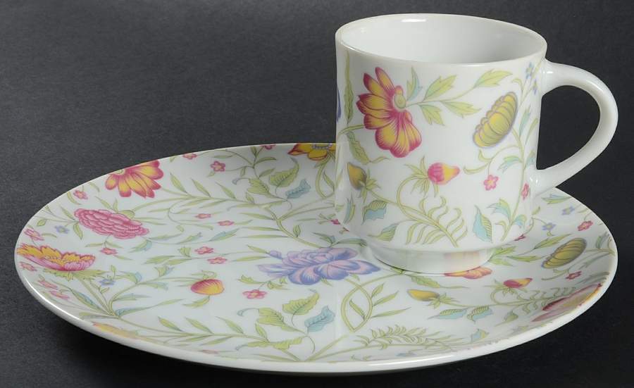 Avignon Snack Plate & Cup Set by Toscany-1