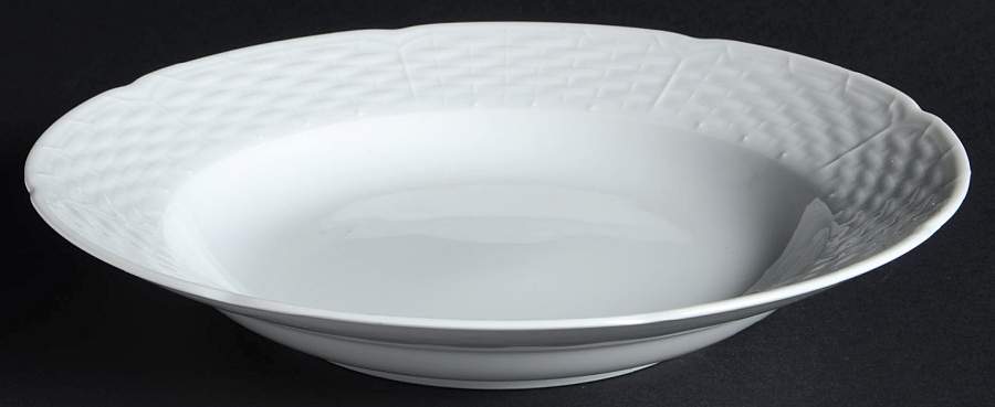 Bianco Large Rim Soup Bowl by Toscany-1
