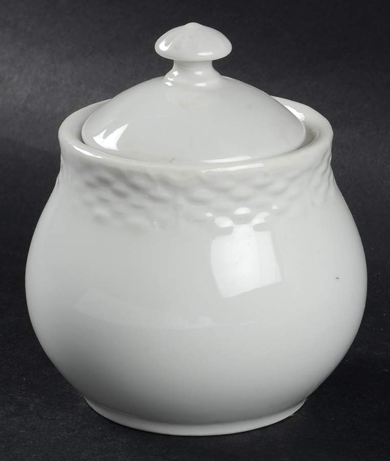 Bianco Sugar Bowl & Lid by Toscany-1