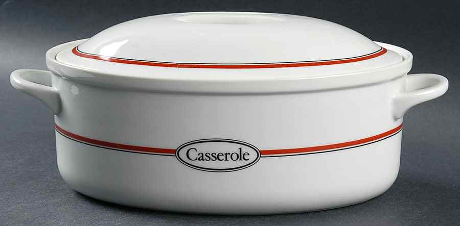 Bon Appetit! 2 Quart Oval Covered Casserole by Toscany-1
