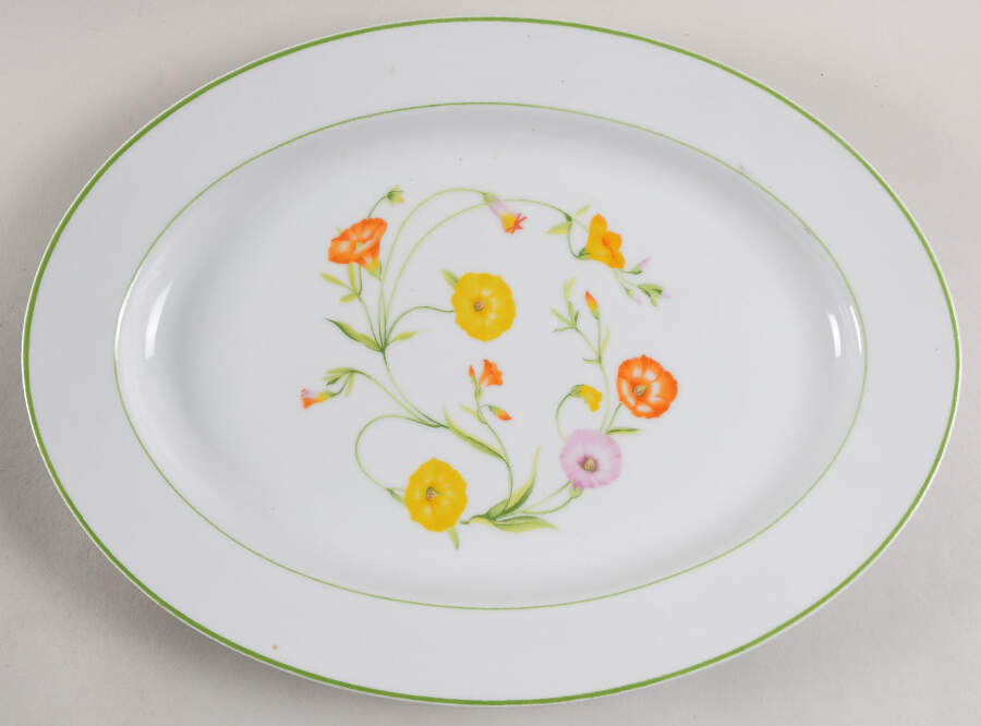 Ceylon 14" Oval Serving Platter by Toscany-1