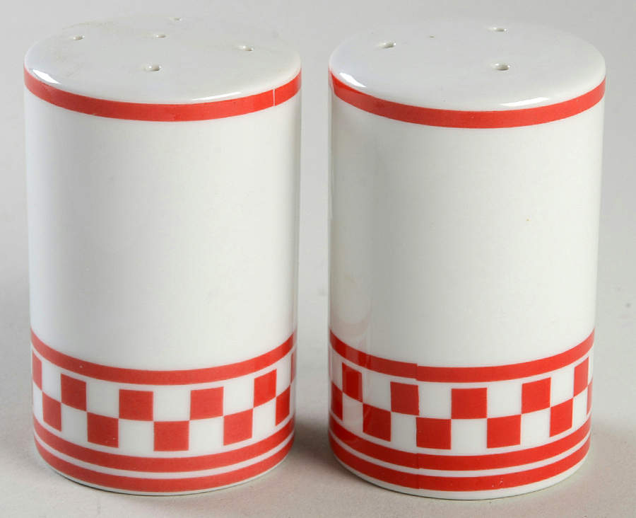 Checkmate Red Salt & Pepper Set by Toscany-1
