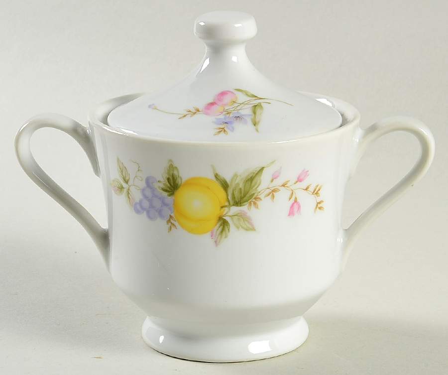Citron Sugar Bowl & Lid by Toscany-1