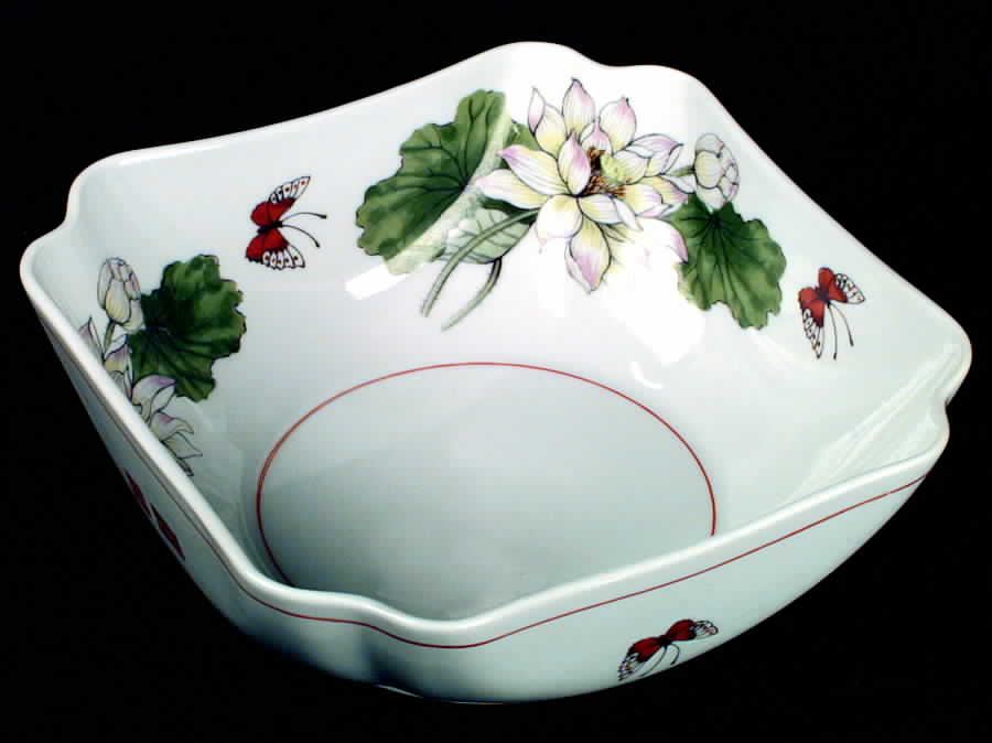 Lotus 7" Square Vegetable Bowl by Toscany-1