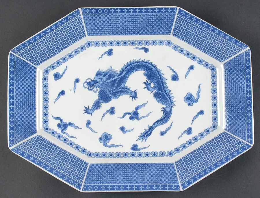 Ming 13" Oval Serving Platter by Toscany-1