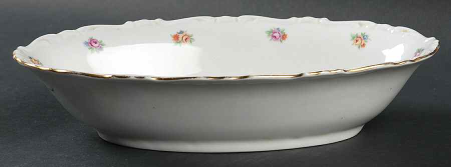 Minuet 10" Oval Vegetable Bowl by Toscany-1