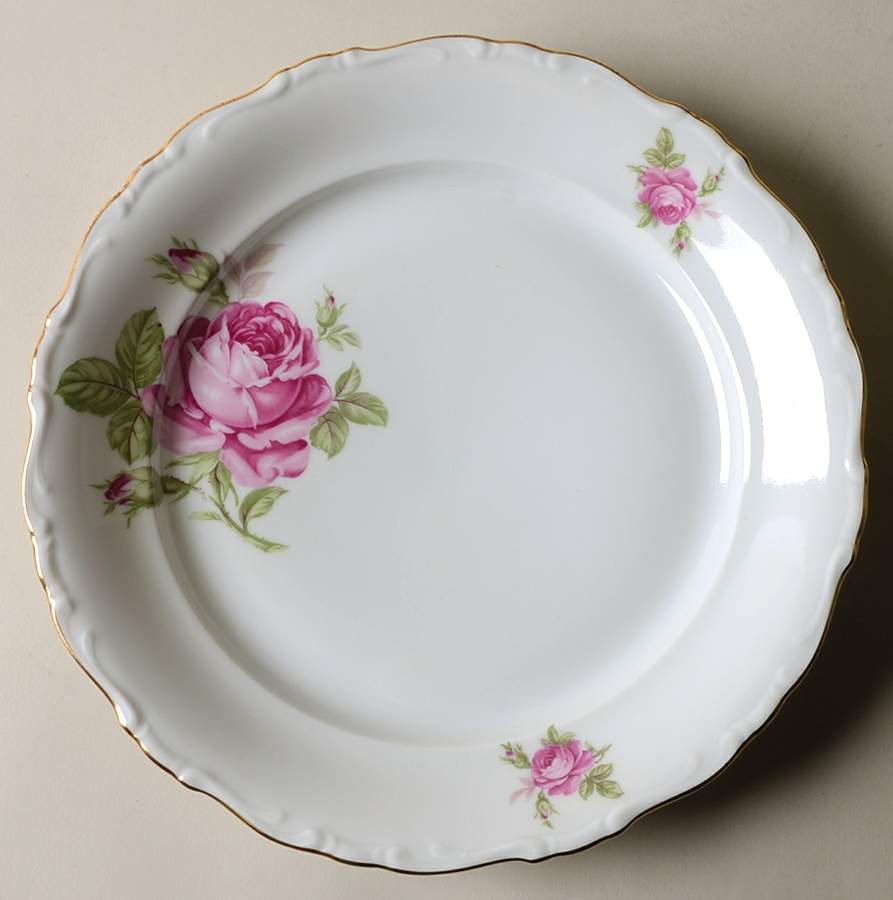 Morning Rose Dinner Plate by Toscany-1