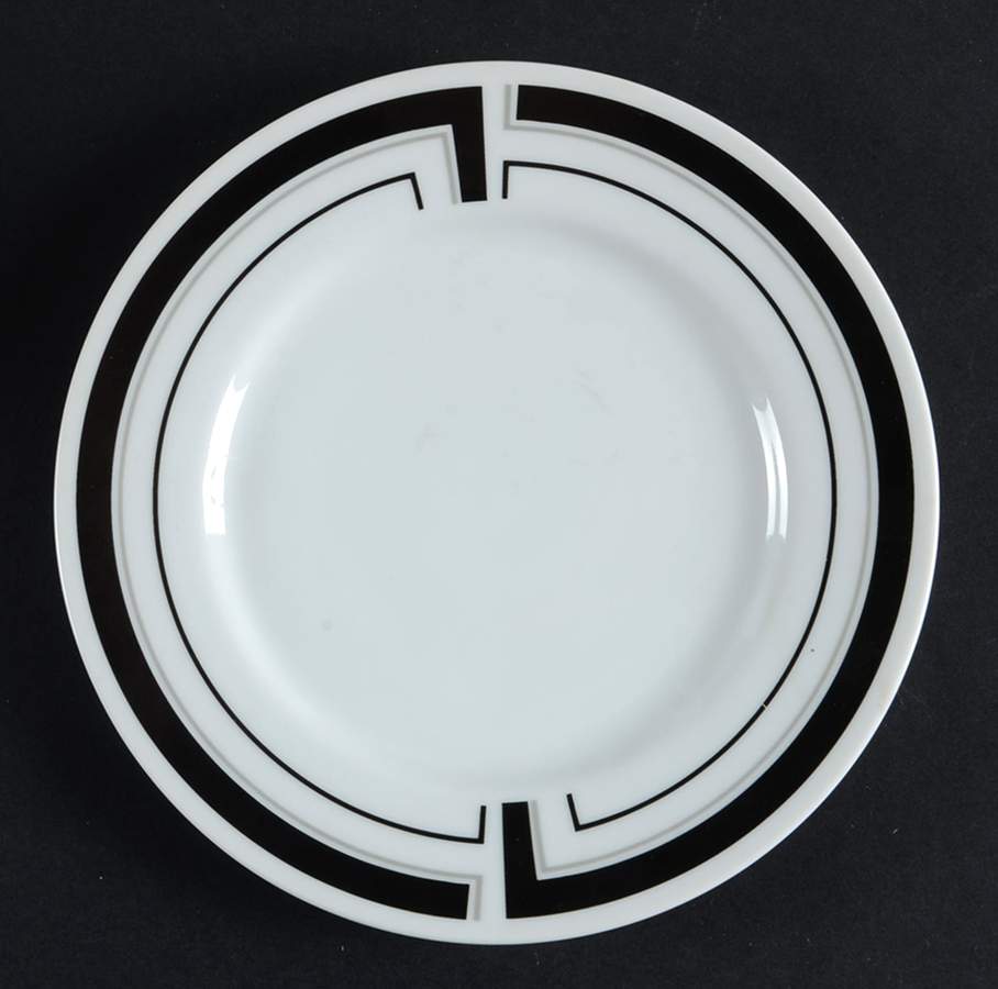 Noir Salad Plate by Toscany-1