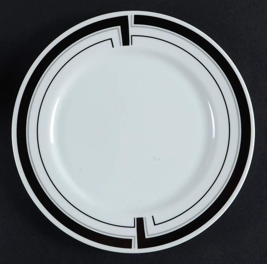Noir Dinner Plate by Toscany-1