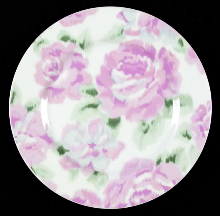 Silk Rose Salad Plate by Toscany-1