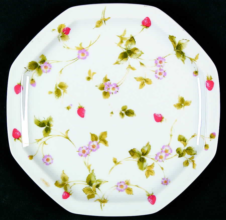 Strawberry Fields Salad Plate by Toscany-1