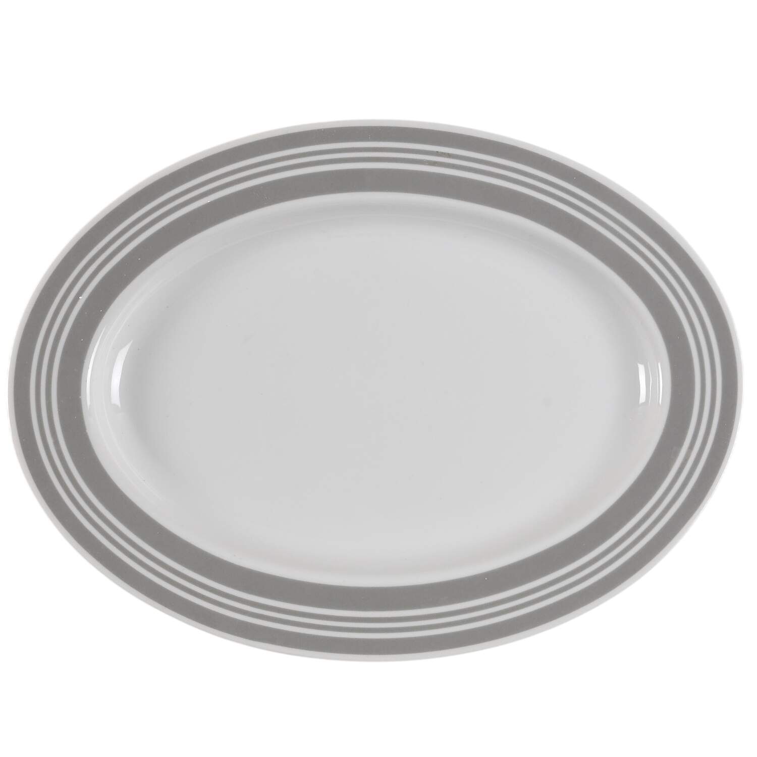 Tambour 12" Oval Serving Platter by Toscany-1