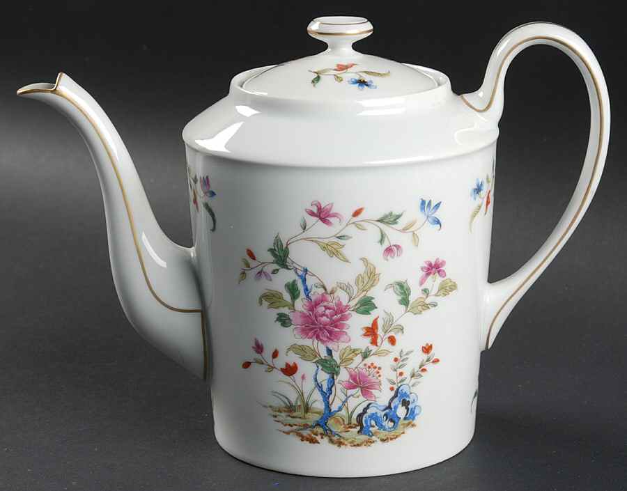 Madras Mini Coffee Pot & Lid by Royal Limoges-1