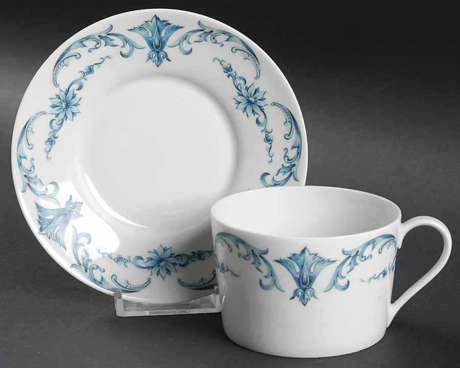 Old Masters Flat Cup & Saucer Set by Royal Limoges-1