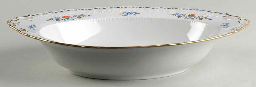 Persan Rouge 11" Oval Vegetable Bowl by Royal Limoges-1