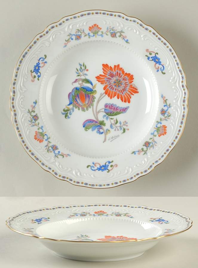 Persan Rouge Rim Soup Bowl by Royal Limoges-1
