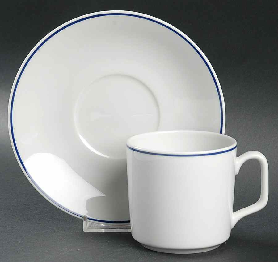 R6L1 Flat Cup & Saucer Set by Royal Limoges-1