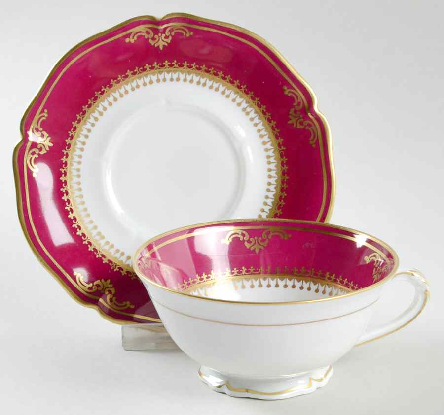 R6L2 Footed Cup & Saucer Set by Royal Limoges-1