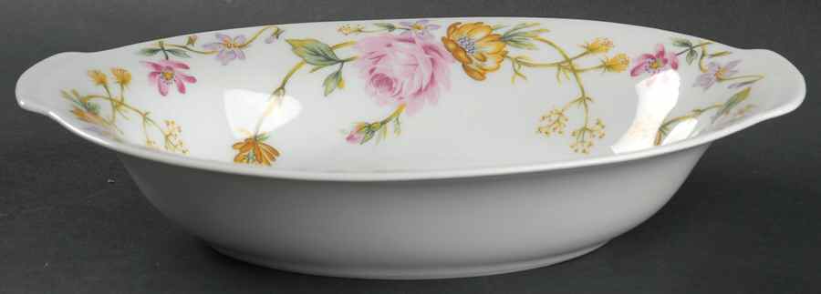 Vieux Limoges 10" Oval Vegetable Bowl by Royal Limoges-1