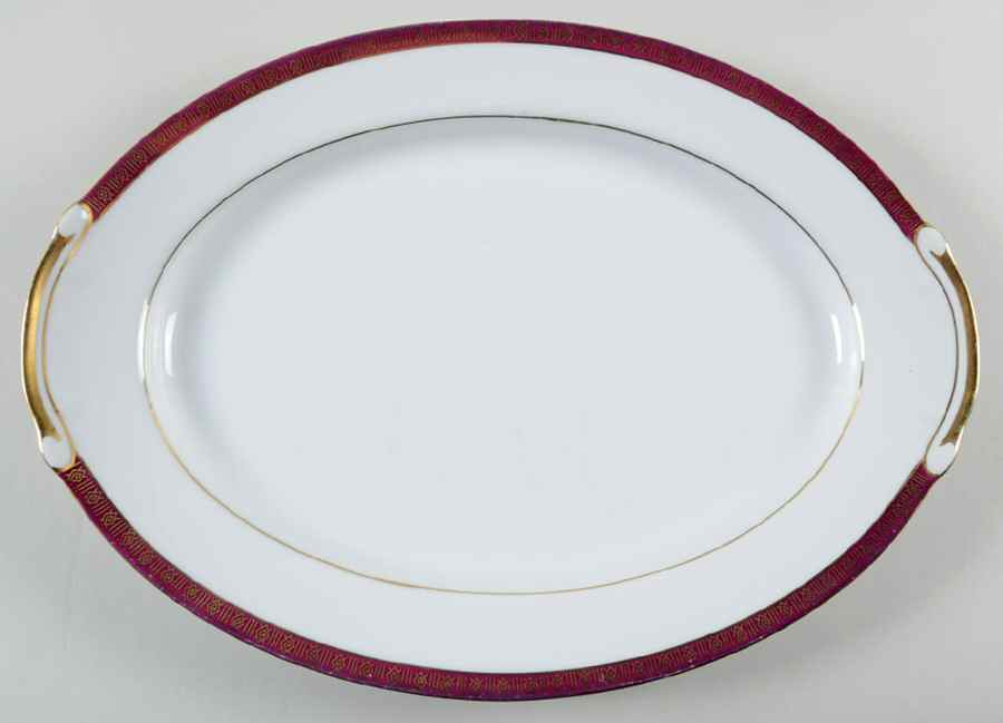 Delphi 14" Oval Serving Platter by Tradition-1