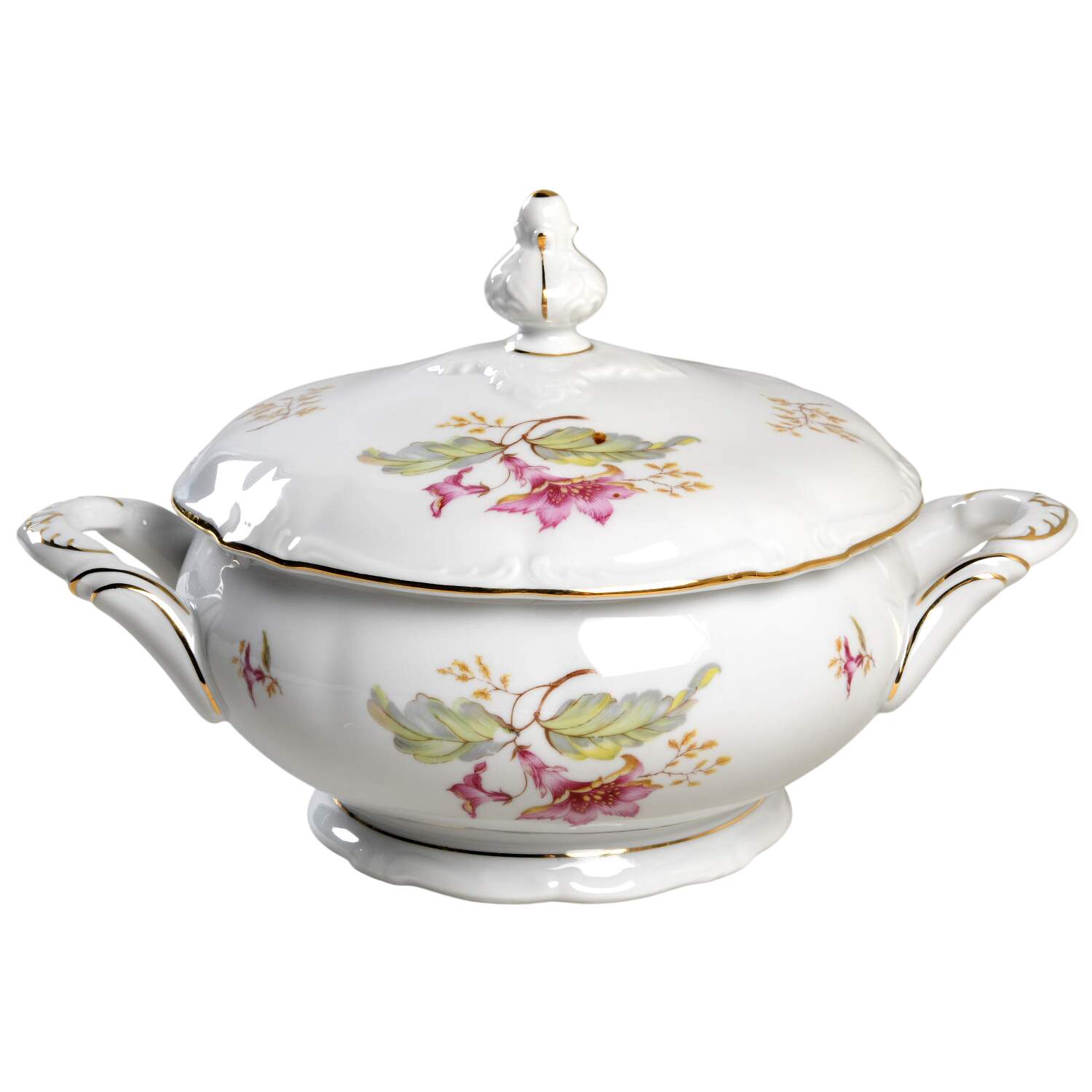 Aloha Round Covered Vegetable by Treasure Chest-1