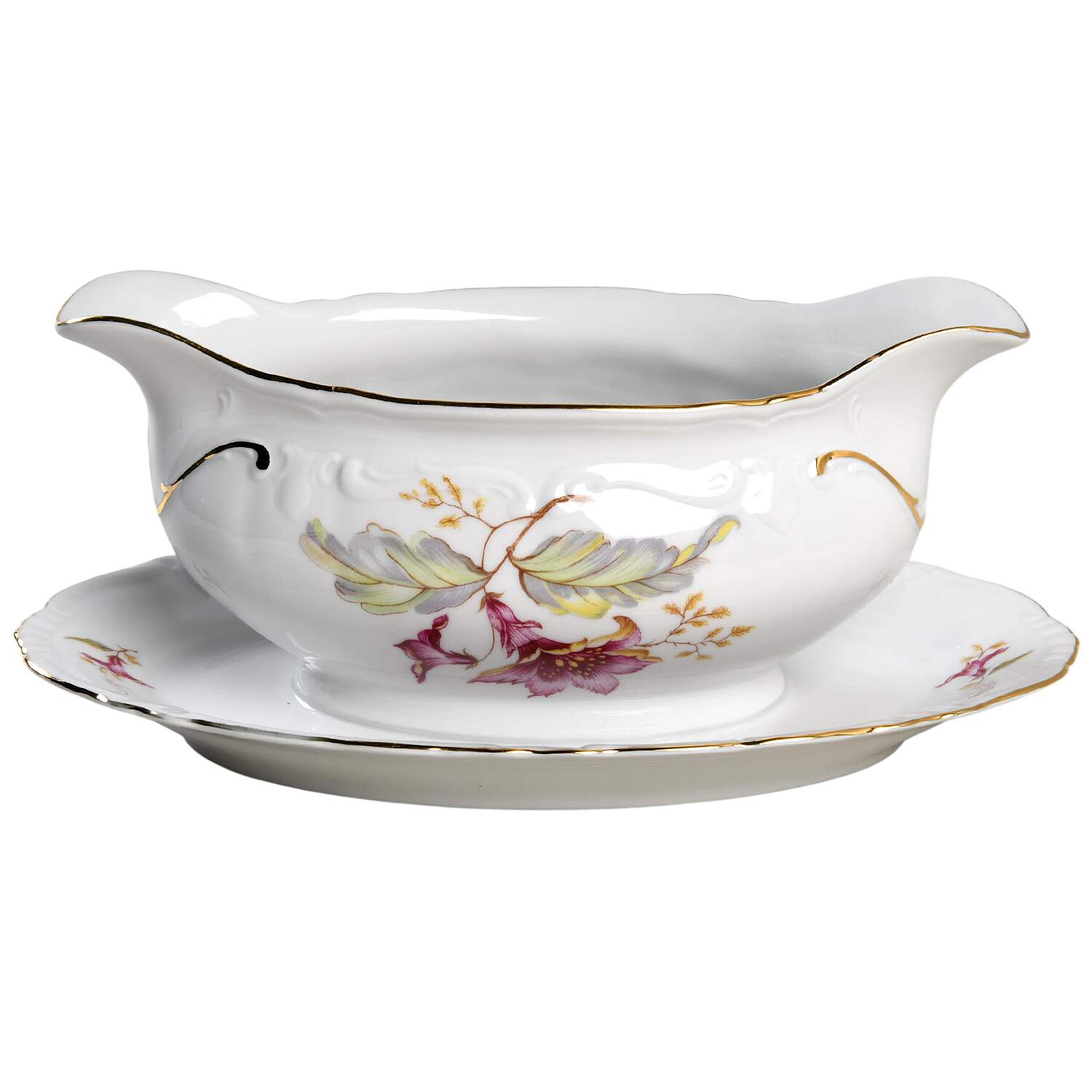 Aloha Gravy Boat with Attached Underplate by Treasure Chest-1