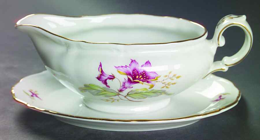 Aloha Gravy Boat with Attached Underplate by Treasure Chest-1