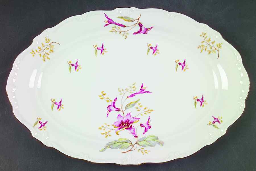 Aloha 13" Oval Serving Platter by Treasure Chest-1