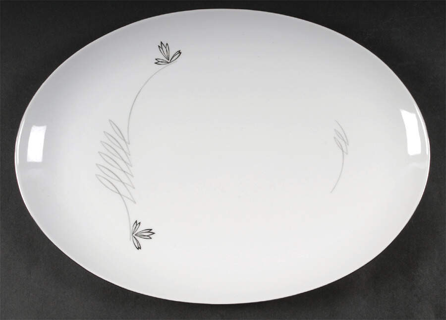 Caprice 14" Oval Serving Platter by Treasure Chest-1