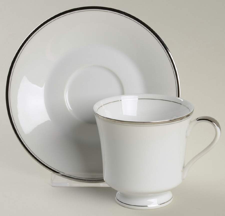 Engagement Footed Cup & Saucer Set by Treasure Chest-1