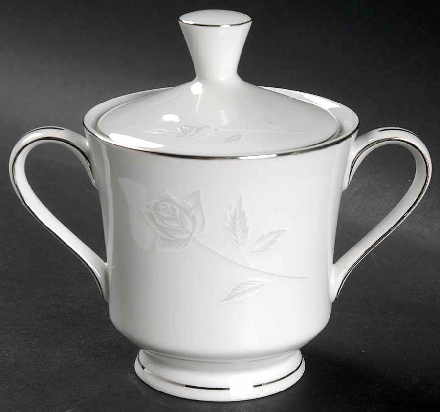 Eternal Rose Sugar Bowl & Lid by Treasure Chest-1