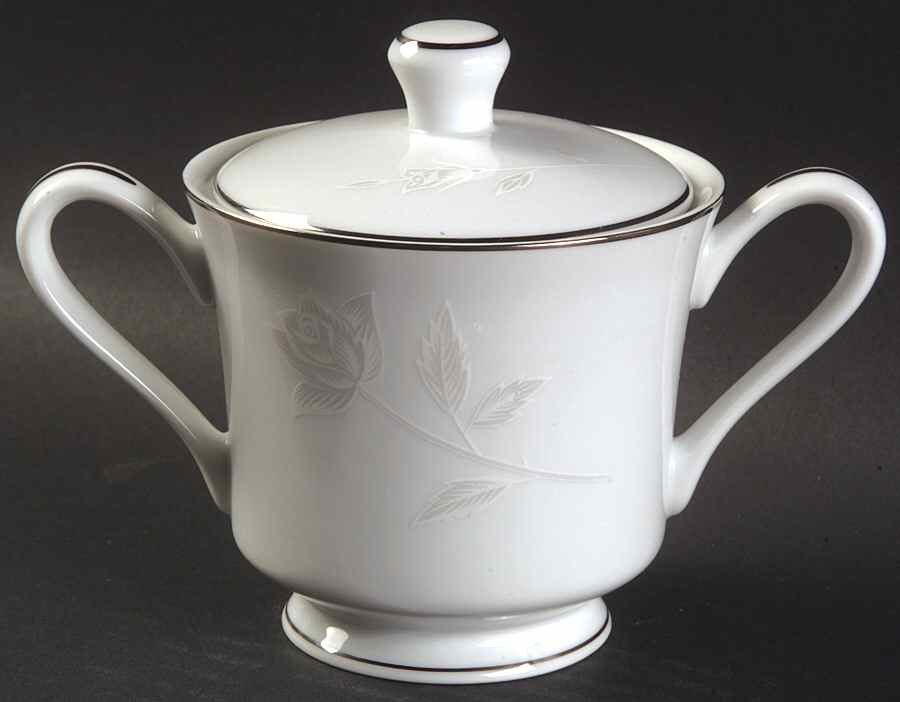 Eternal Rose Sugar Bowl & Lid by Treasure Chest-1