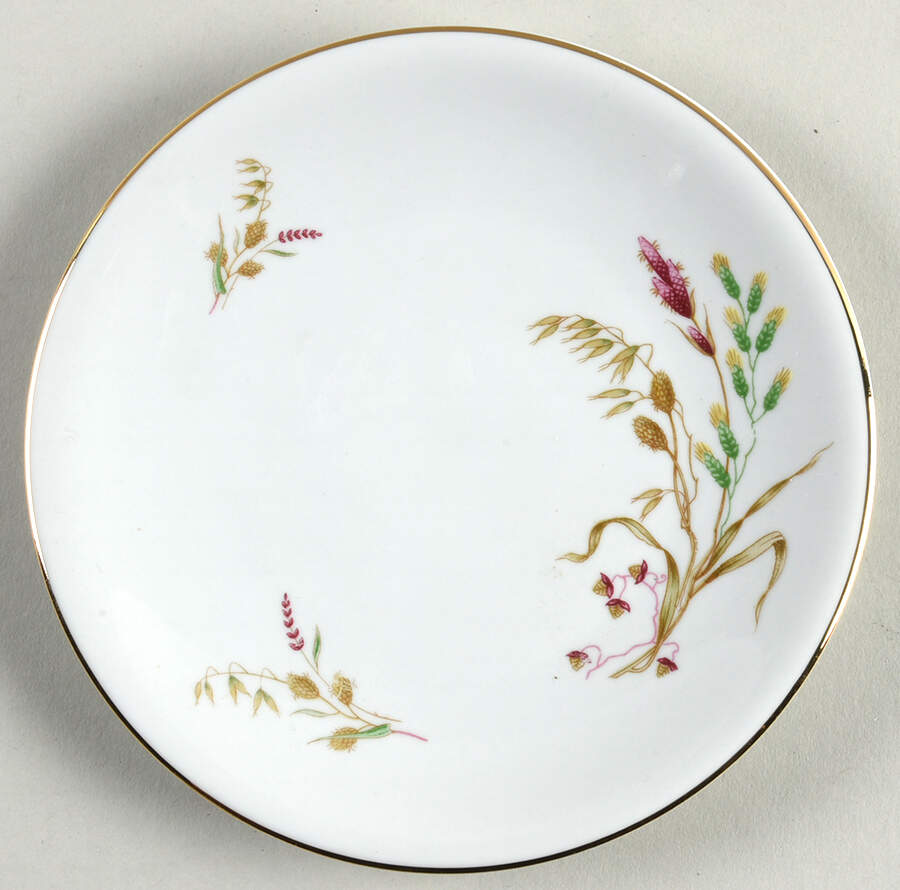 Harvest Bouquet Bread & Butter Plate by Treasure Chest-1