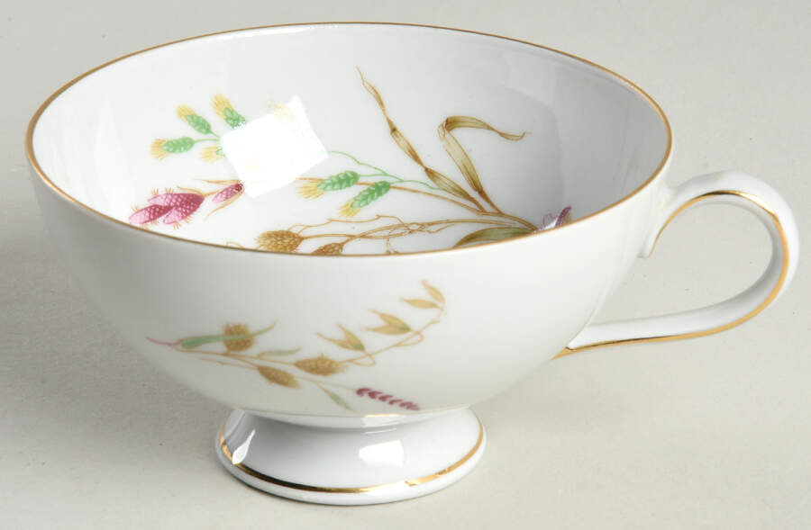 Harvest Bouquet Footed Cup by Treasure Chest-1