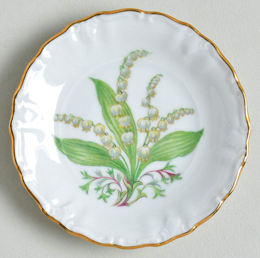 Lily of The Valley Butter Pat by Treasure Chest-1