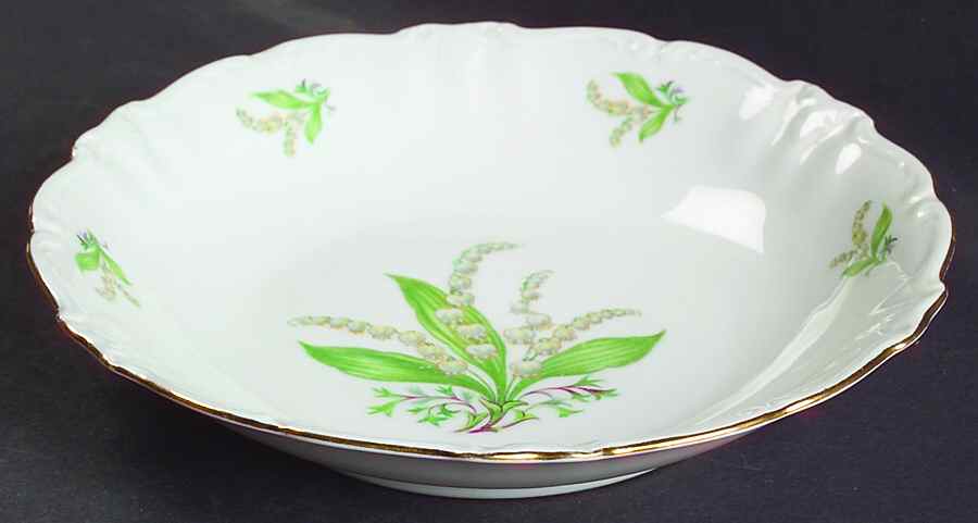 Lily of The Valley Coupe Soup Bowl by Treasure Chest-1