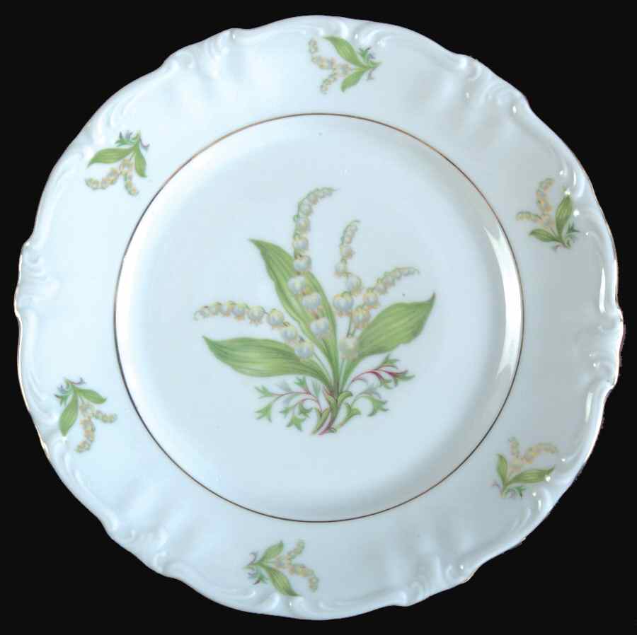 Lily of The Valley Salad Plate by Treasure Chest-1