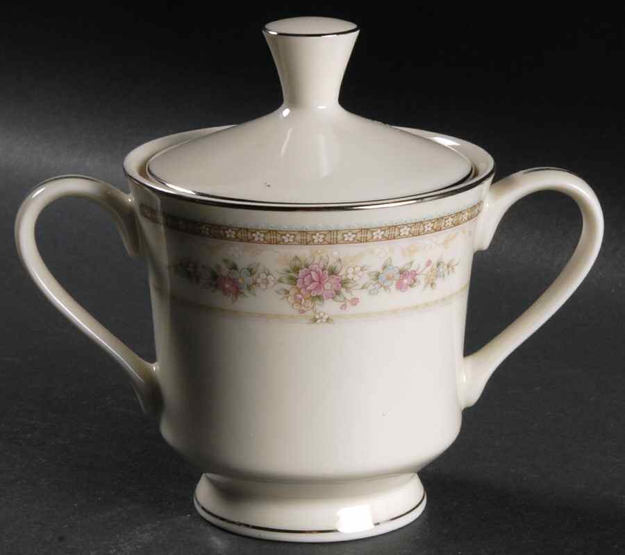 Lorraine Sugar Bowl & Lid by Treasure Chest-1
