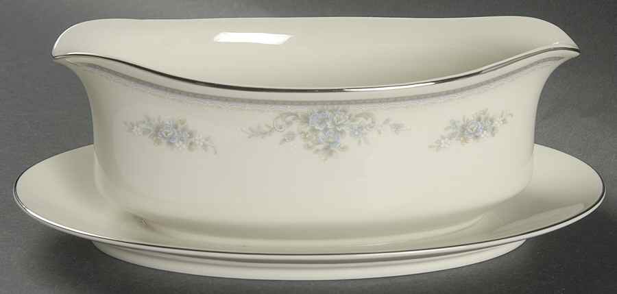 Normandy Gravy Boat with Attached Underplate by Treasure Chest-1
