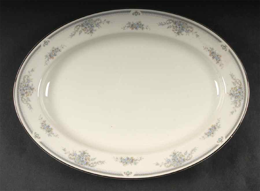 Normandy 14" Oval Serving Platter by Treasure Chest-1