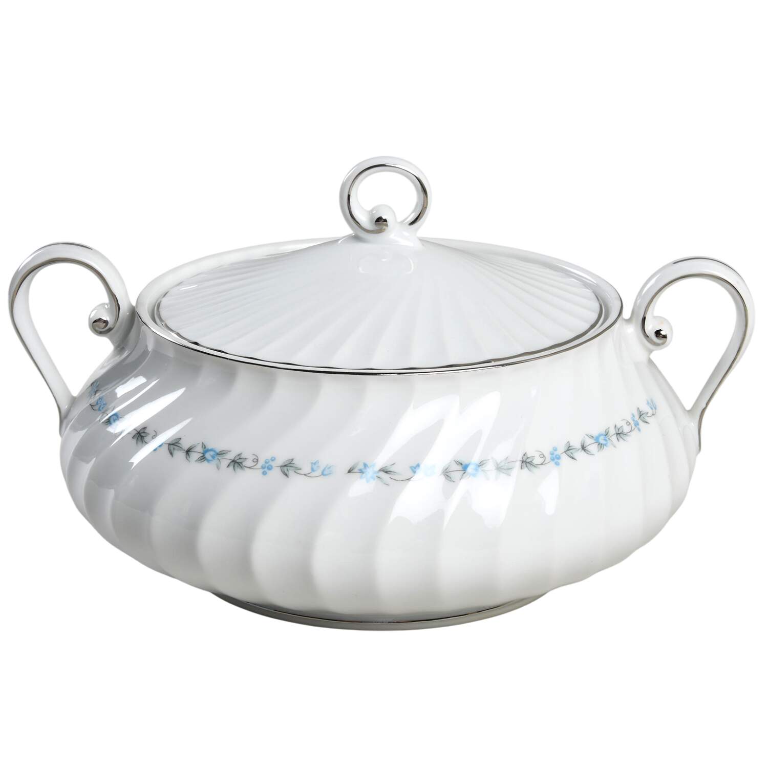 Summer Ivy Round Covered Vegetable by Treasure Chest-1
