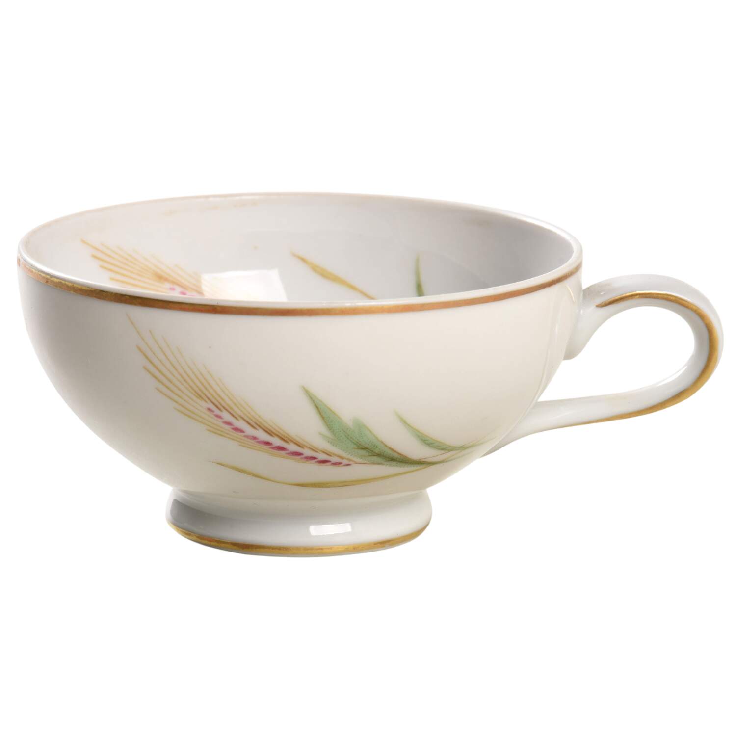 Wheat Footed Demitasse Cup by Treasure Chest-1